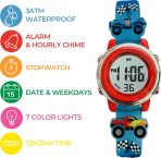 Waterproof 7 Colors Light with Alarm Collection Digital Watch - Image 4